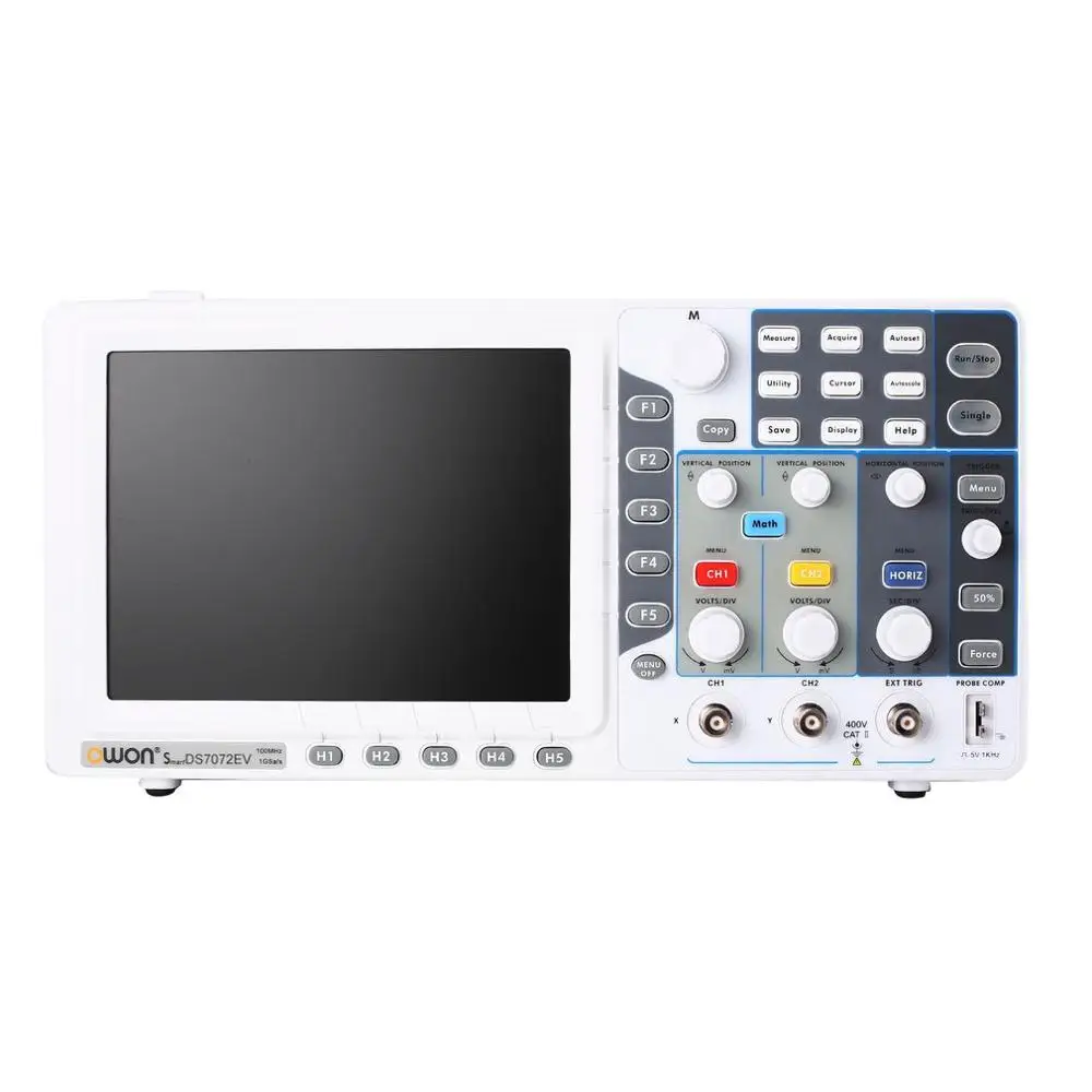 

Owon SDS7072EV Compact Digital Storage Oscilloscope 70MHz 2+1 Channels Record USB Waveform Generator Logic Analyzer Spectrum