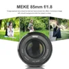 Meike 85mm F/1.8 Full Frame Auto Focus Portrait Prime Lens for Canon EOS EF Mount Digital SLR Cameras 1300D 600D+GIFT ► Photo 2/6