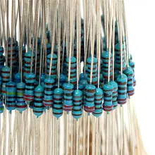 New Arrival 500Pcs=50Valuesx10Pcs Metal Film Resistor Assortment Kit 1/4W 0.25W Powert 1% Tolerance Resistors Set