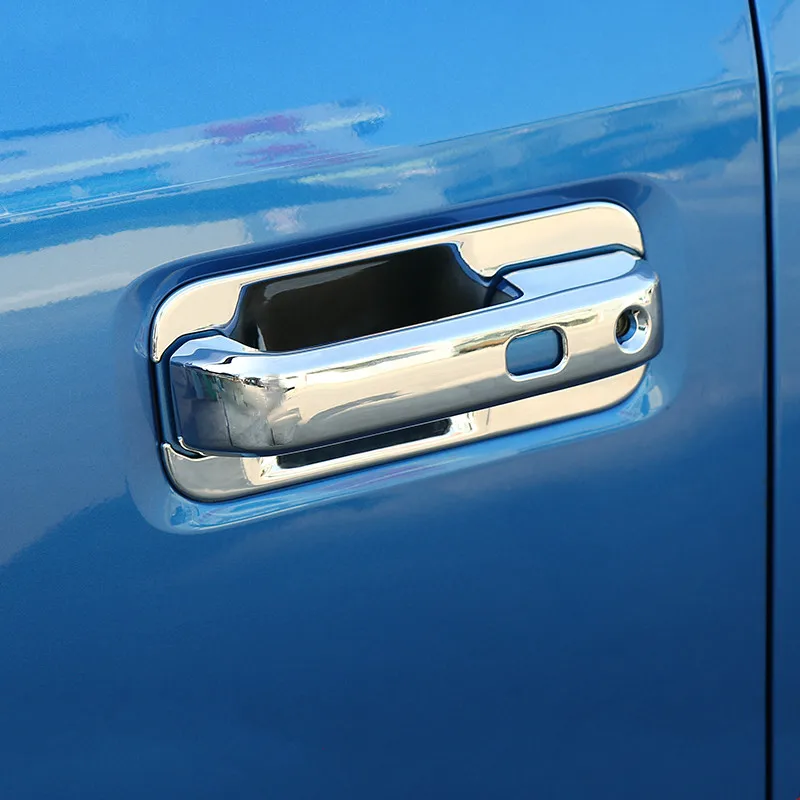 Подходит для FORD F150 F-150 ABS CHROME дверные ручки Крышка поймать с SMART KEY HOLE отделкой аксессуары