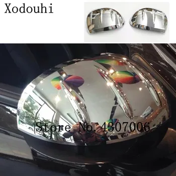 

Car ABS Chrome Stick Rear View Rearview Side Glass Mirror Trim Frame 2pcs For Jeep Compass 2017 2018 2019 2020