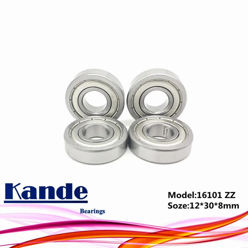 2pcs 16101 ZZ 16101ZZ Thin Section 16101 Bearing ball bearings 12x30x8 16101-2Z