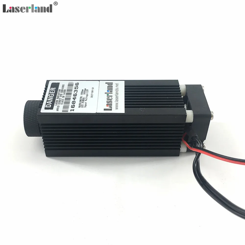 Laser de Diodo 1.6 w 2.4 w 808nm 810nm Infravermelho Módulo 12vdc Ttl 5 6w laser module