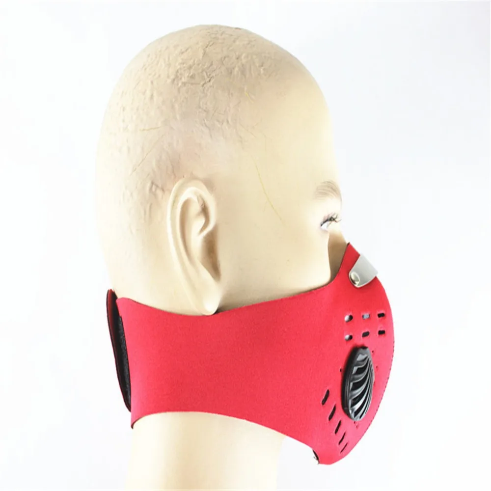 Dust Mask Neoprene Smog Fog Motorbike Riding Face Mouth Custom Air Filter Anti Odor Smoke Dust Mask Anti-dust Safety Breath Mask