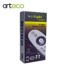 Mi. Светильник 4-zone 2,4G беспроводной RF пульт дистанционного управления диммером для одноцветный светодиодный светильник светодиодный диммер