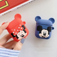 Милый мультяшный Bluetooth беспроводной Чехол для наушников для Apple AirPods силиконовый чехол для зарядки наушников для Air pods защитный чехол