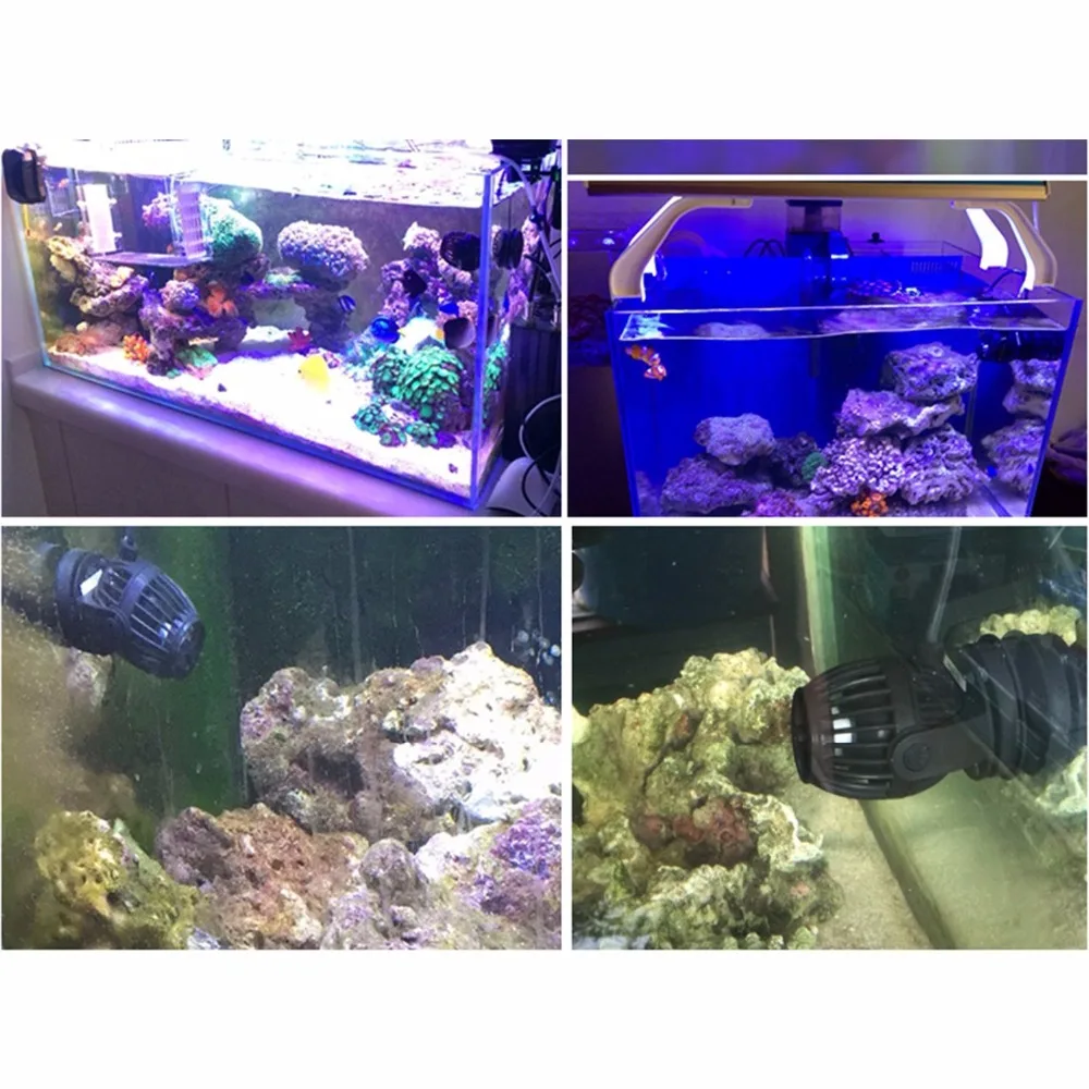 Nicrew Jebao 110 ~ 240v RW 4 8 15 20 аквариум Wave Maker пропеллер Беспроводной Управление мастер/Slave