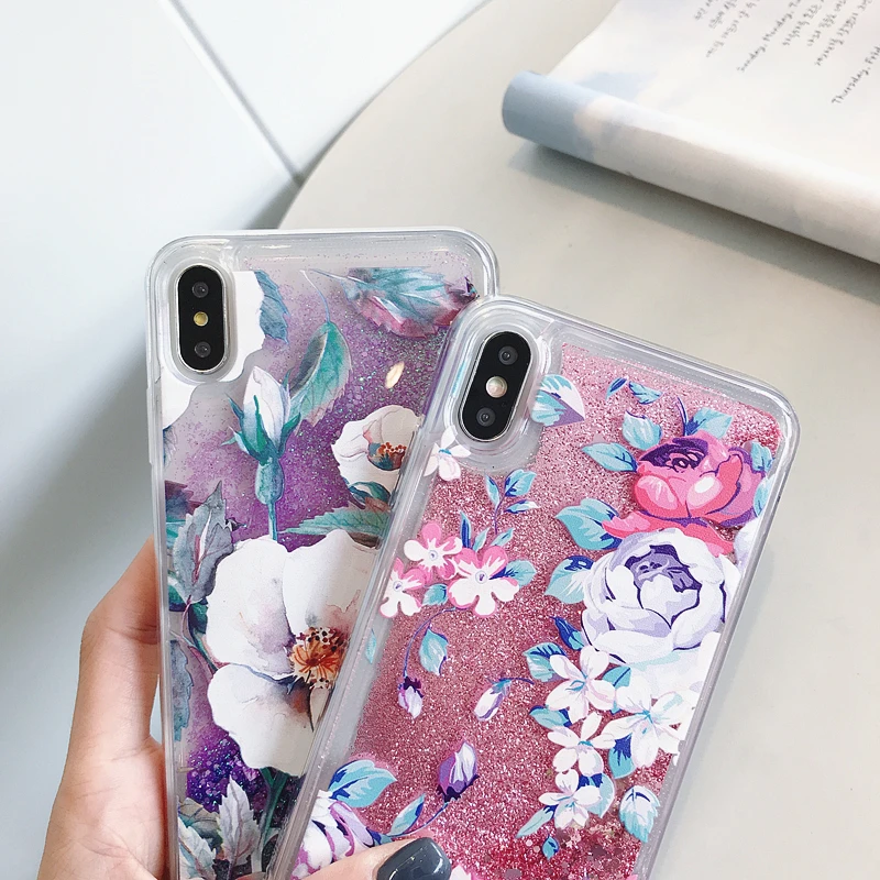 KISSCASE Flower Phone Case For Samsung Galaxy A50 A8 A7 A6 2018 Note 8 9 Clear Cases S8 S9 S10 Plus S10E Back Cover |