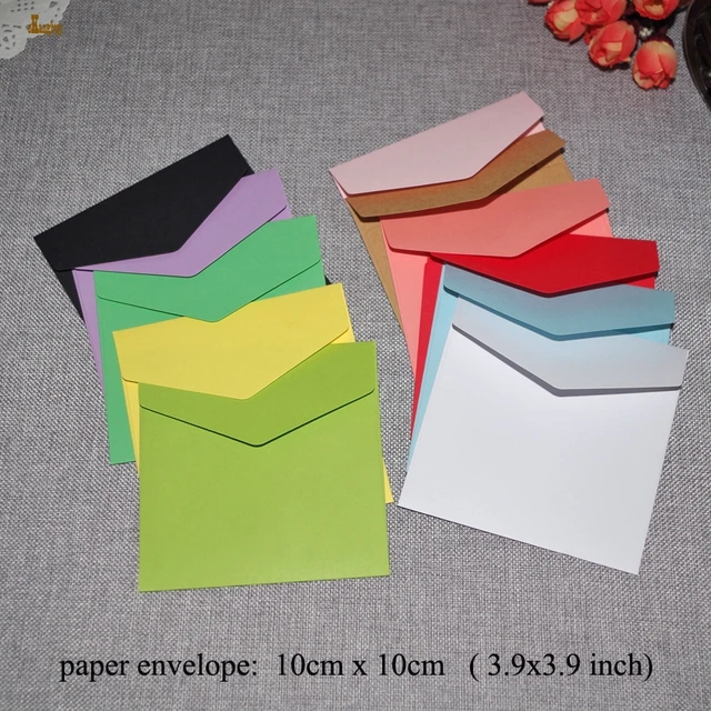 50 Sztuk Szer 10x10 Cm Kwadratowych Rocznika Wielokolorowy Zwykłe