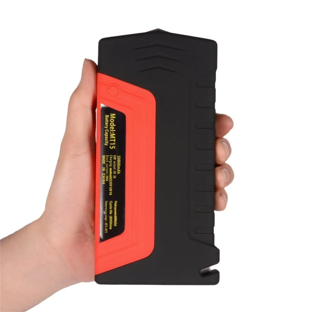 50800 Portable Car Jump Starter Power Bank Emergency Auto Jump Starter Car Jump Auto Battery Booster Pack Vehicle Jump Starter