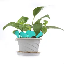 100 шт. садовые знаки Маркеры детские пластиковые растения этикетки садовые украшения Tyrkys t-типа пластиковые садовые горшки плантаторы этикетки