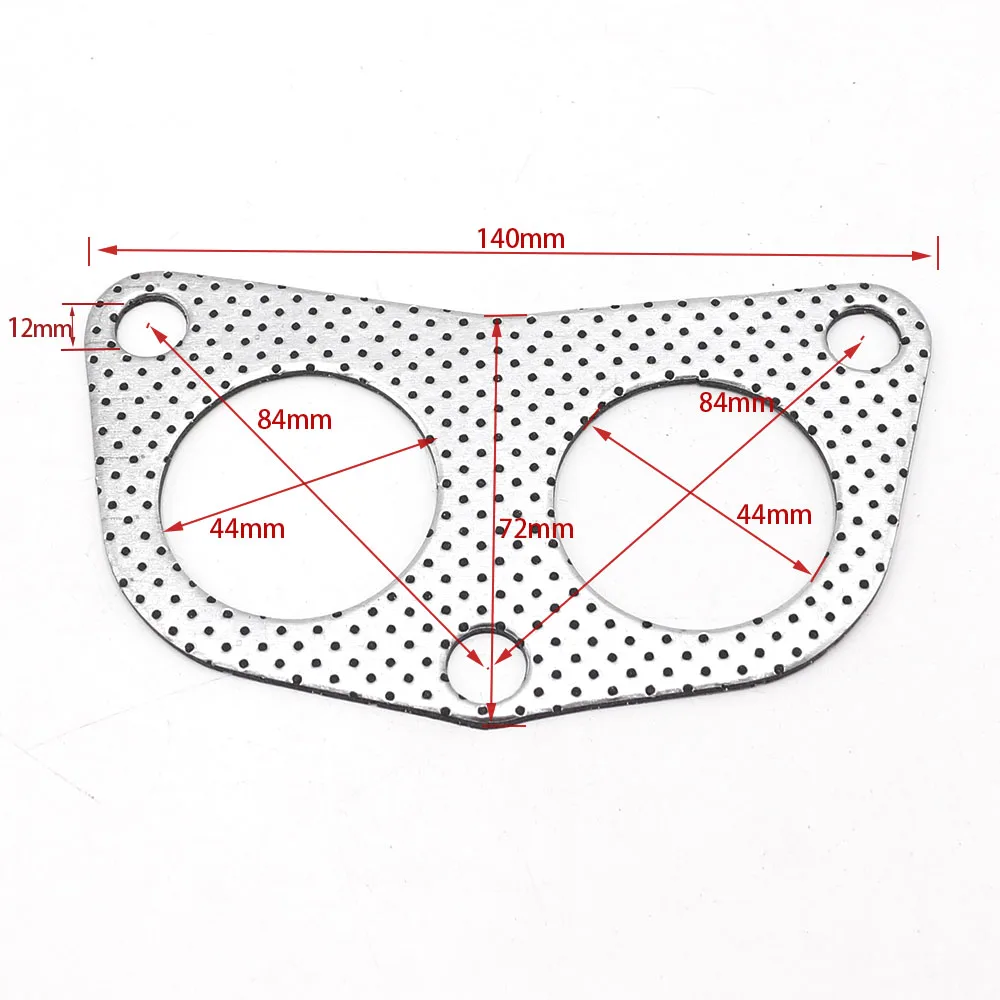 Алюминиевый фланец водосточной трубы 5 шт./лот Прокладка выхлопной трубы автомобиля/Прокладка выхлопной трубы для Honda D15-B18