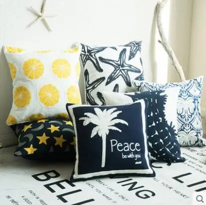 

American sofa hug pillowcase Nordic style cushion cover Square pillowcase without core modern minimalist