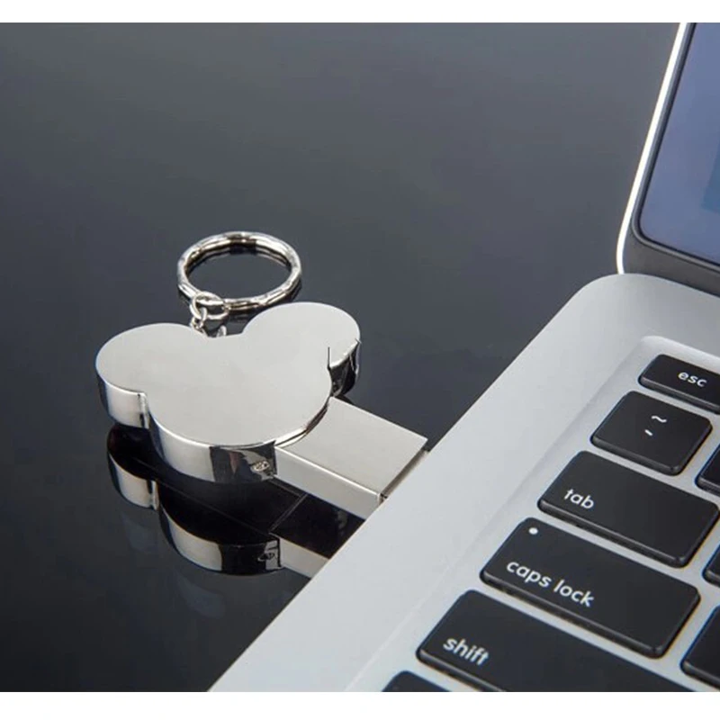 Флеш накопитель USB в виде сердца 16 ГБ 32 64 4 Гб|USB флэш-накопители| |