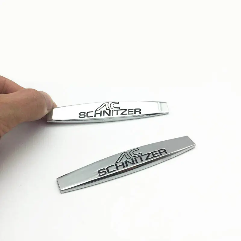 

2pcs/set Car Sticker Fender Emblem Auto Metal Decal For BMW AC SCHNITZER M M3 M5 E34 E36 E60 E90 E46 E39 X3 Car Styling