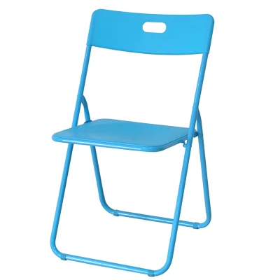 Луи модные обеденные стулья складной портативный стул спинка стальная труба пластиковые бытовые простые офисные - Цвет: G10