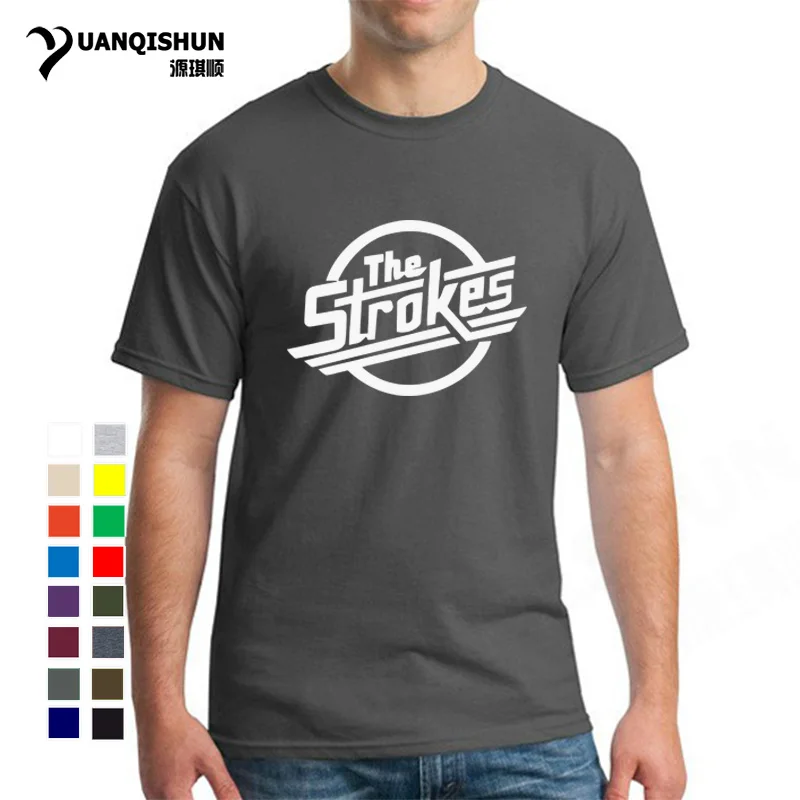 The Strokes T Shirt Indie Rock Band Men Boutique T shirt Short Sleeve