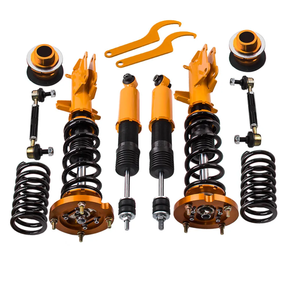 

Coilovers Strut Kits for Ford Mustang GT 2007-2012 Adjustable Height + Top Mount Hats Exclude GT500 Model Coilover Suspension
