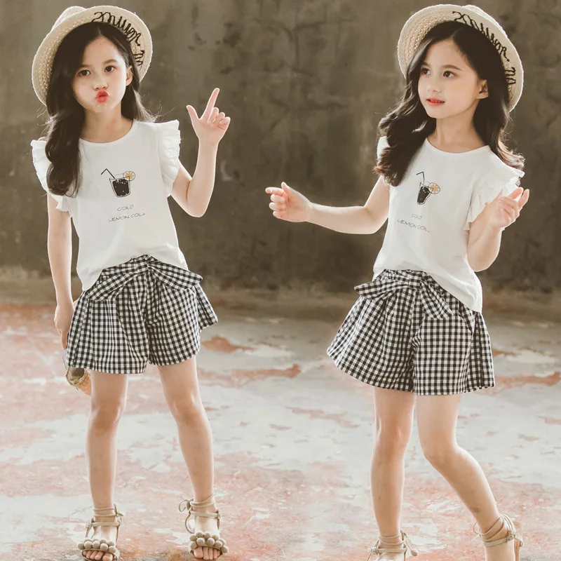 Girls Summer Clothes Fashion Suit 12 year old Girls Clothes 14 Junior