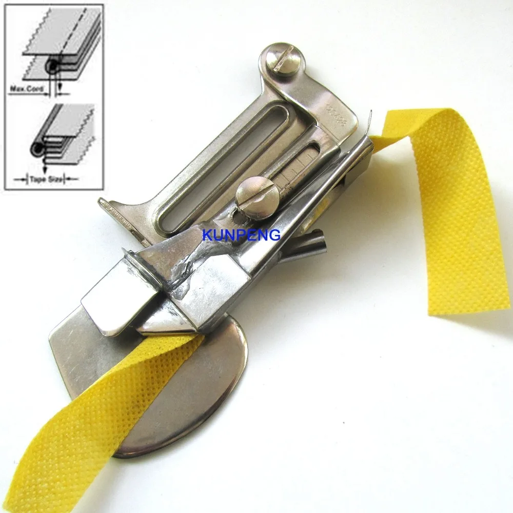 A46A1PCSCORDEDGEPIPINGFolderBinderfitforSingerBrotherBernina