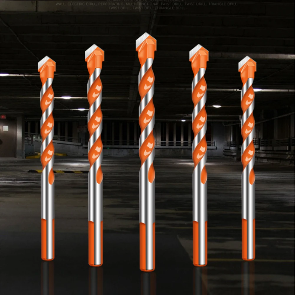 

10pcs 6mm 8mm 10mm 12mm Multi-functional Glass Drill Bit Triangle Drill Bits For Ceramic Tile Concrete Glass Marble