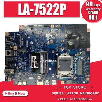 

PCA70 LA-7522P REV:1A AIO PC motherboard For Asus ET2410I ET2410 Test onboard mainboard