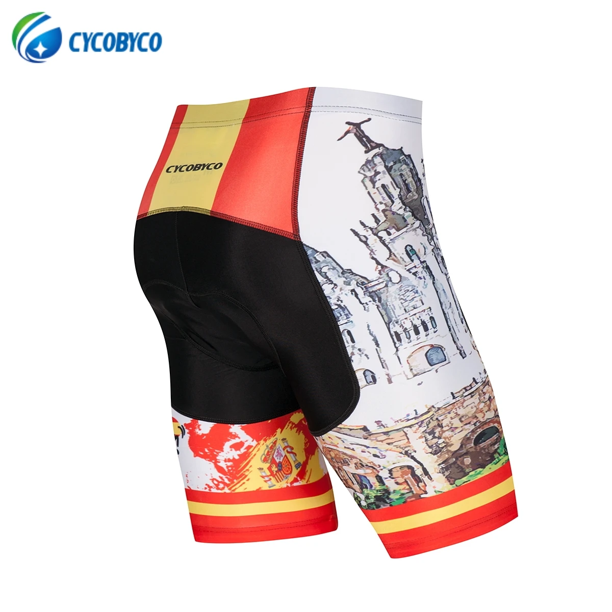 Cycobyco 4D шорты для велоезды с вставками ударопрочный MTB велосипед Ropa Ciclismo колготки Испания, Италия, Франция, Бразилия, американский стиль
