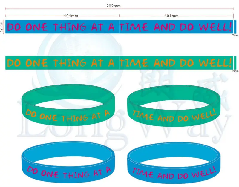 customized rubber college team bracelets glow in the dark silicone