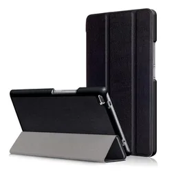 Premium Leather Flip Stand Case for Samsung Galaxy Tab A 10.5 (2018 Edition) (KST Black)
