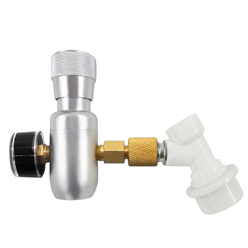 

Co2 Charger Kit 0-60 Psi Premium Regulated With Gas Disconnect For Home Brew Draft Beer