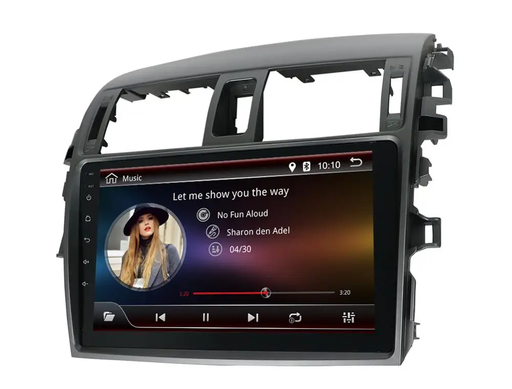 Sale Bosion 2 Din car radio for Toyota corolla 2009 Android 8.1 Quad core Car Multimedia Player GPS Navigation RDS Free Camera Canbus 4