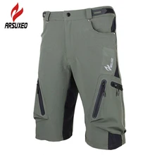 ARSUXEO мужские велосипедные шорты Нижнее белье Спорт на открытом воздухе Горные DH MTB шорты дорожный горный велосипед велосипедная одежда