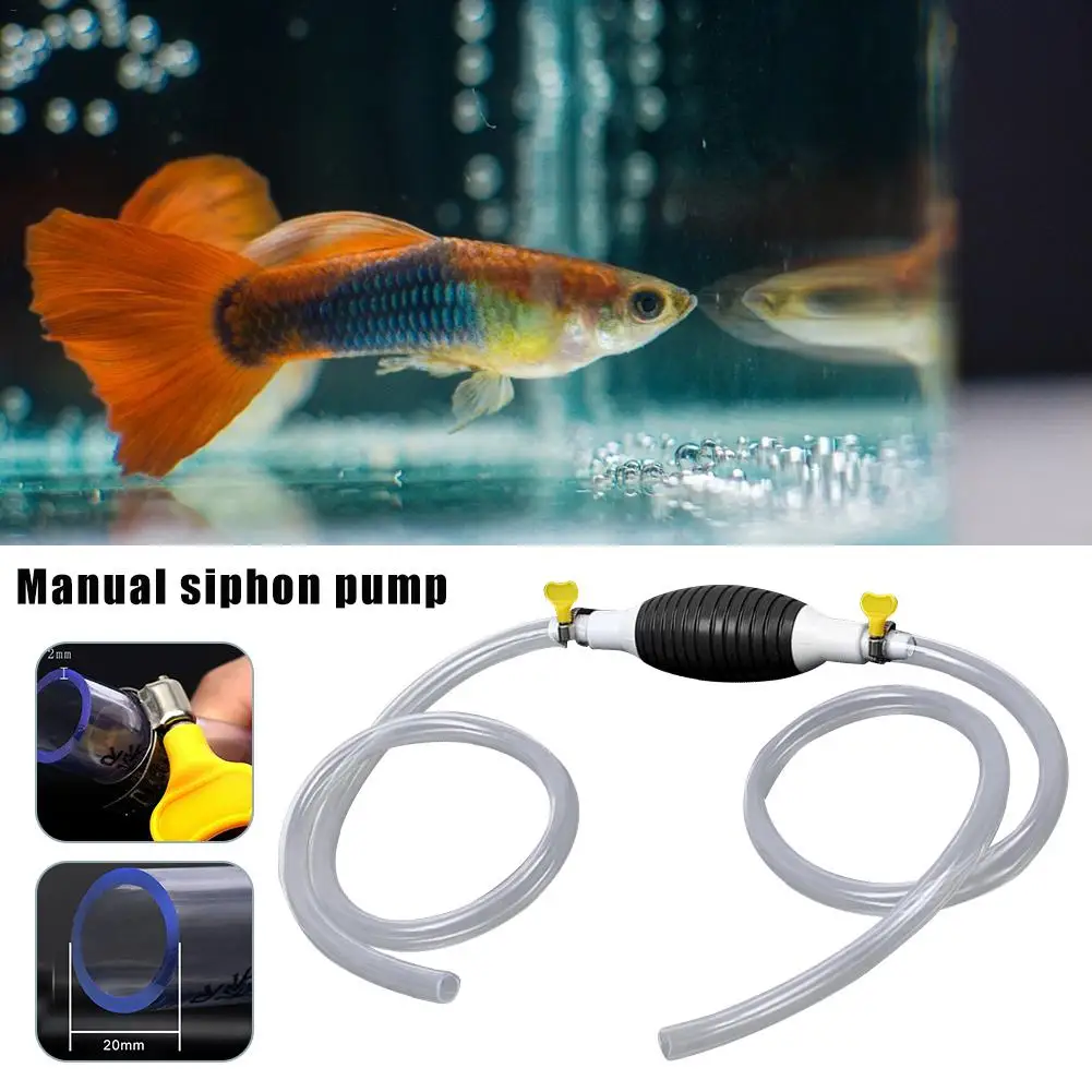

2M Creative Hand Manual Gas Oil Water Liquid Transfer Pump Siphon Hose For Car Motorcyle Truck Car Liquid Pump PO3