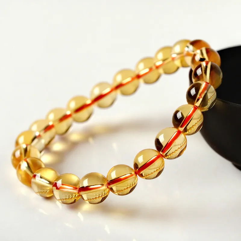 

Topaz Crystal Bracelet Topaz Crystal Single Ring Handstring Jewelry
