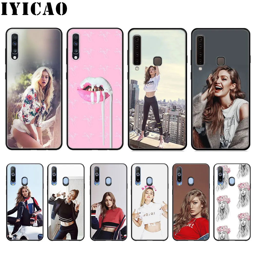 IYICAO Gigi Hadid мягкий чехол для samsung Galaxy A9 A8 A7 A6 2018 плюс A3 A5 2016 2017 телефона |