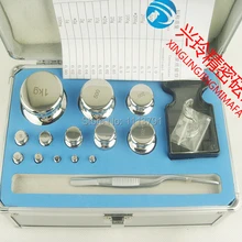 F1 Класс 25 шт. 1 мг-1 кг 304 Нержавеющая сталь цифровые весы гири для калибровки комплект w сертификат, точность упакованы