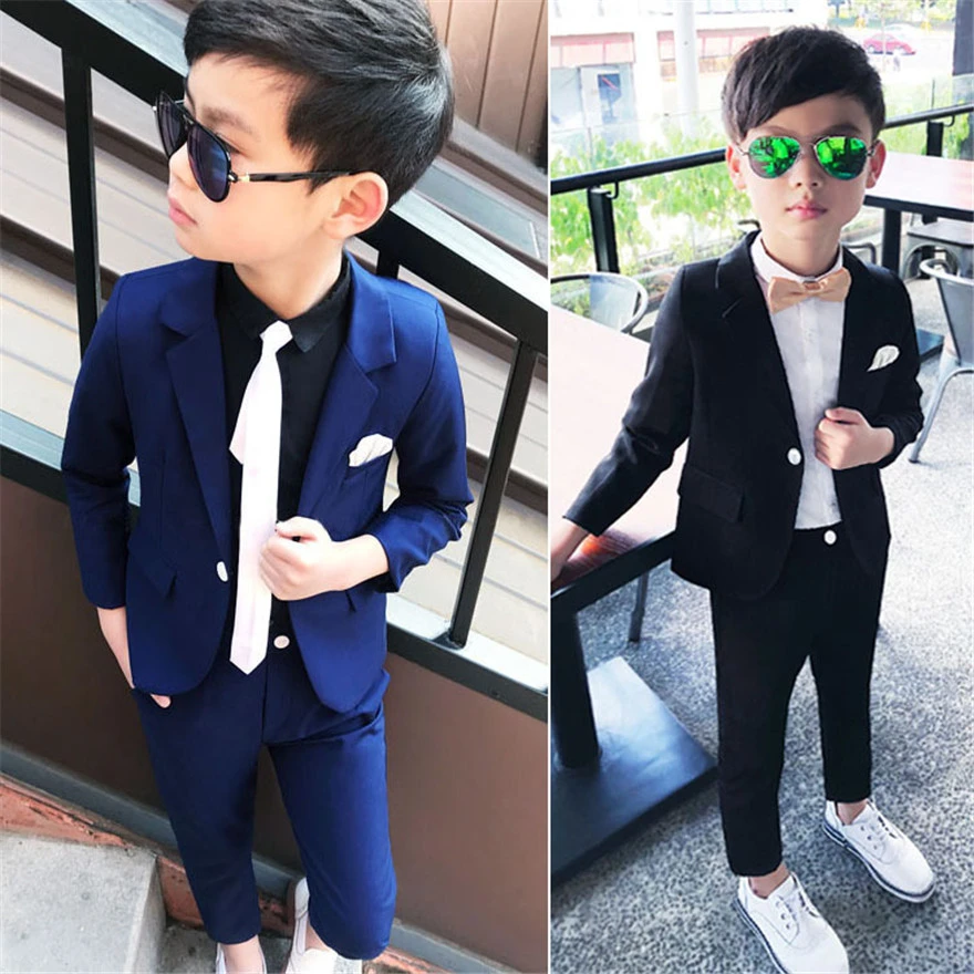 Trajes De Nino Para Bodas Trajes De Bebe Nino Formal Traje Para Nino Traje 2 3 4 5 6 7 8 9 Anos Ninos Blazer Pantalon Conjunto De 2 Uds Set De Ropa Aliexpress