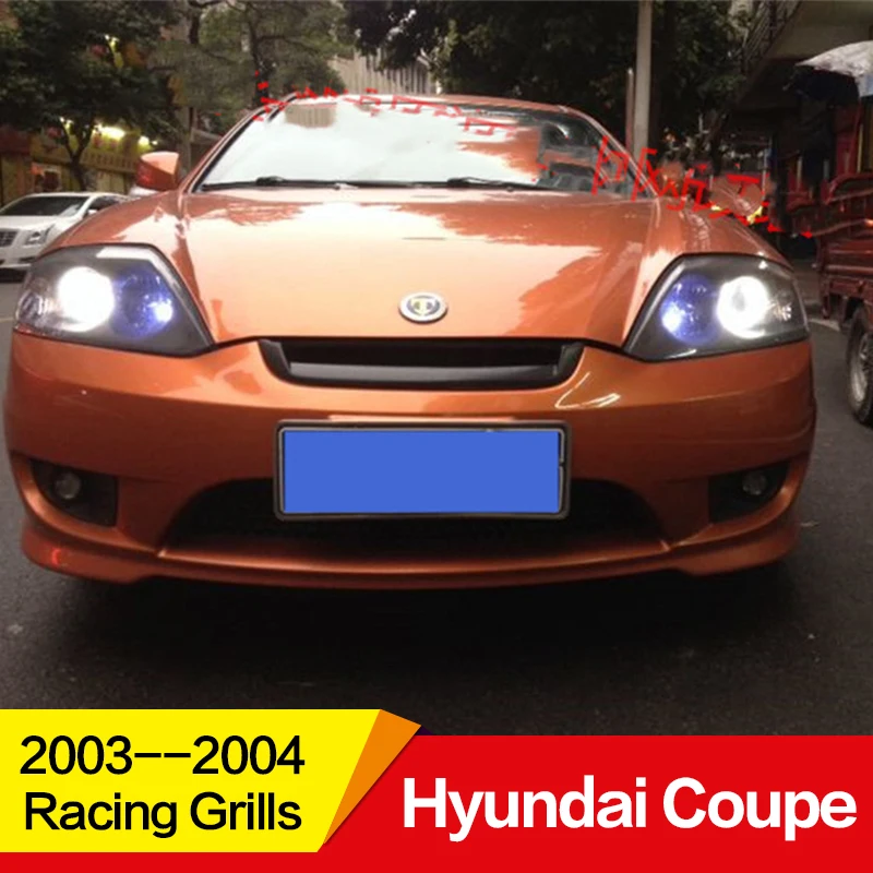 

Use for HYUNDAI COUPE Racing Grills 2003 2004 Year carbon fibre/FRP Refitt Front Center Racing Grille Cover no car logo