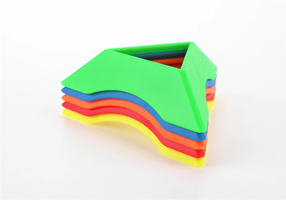 5 шт./компл. Красочный Высококачественный компактный пластик быстрые магические кубики База держатель рамка детские Игрушки для раннего обучения игры подарки