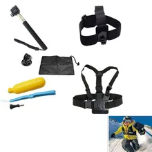 Monopod Float Bobber Chest Belt For Hero 4 Session 3 SJCAM SJ4000 Xiaomi yi EKEN H9 H9R Gopro Accessories Set