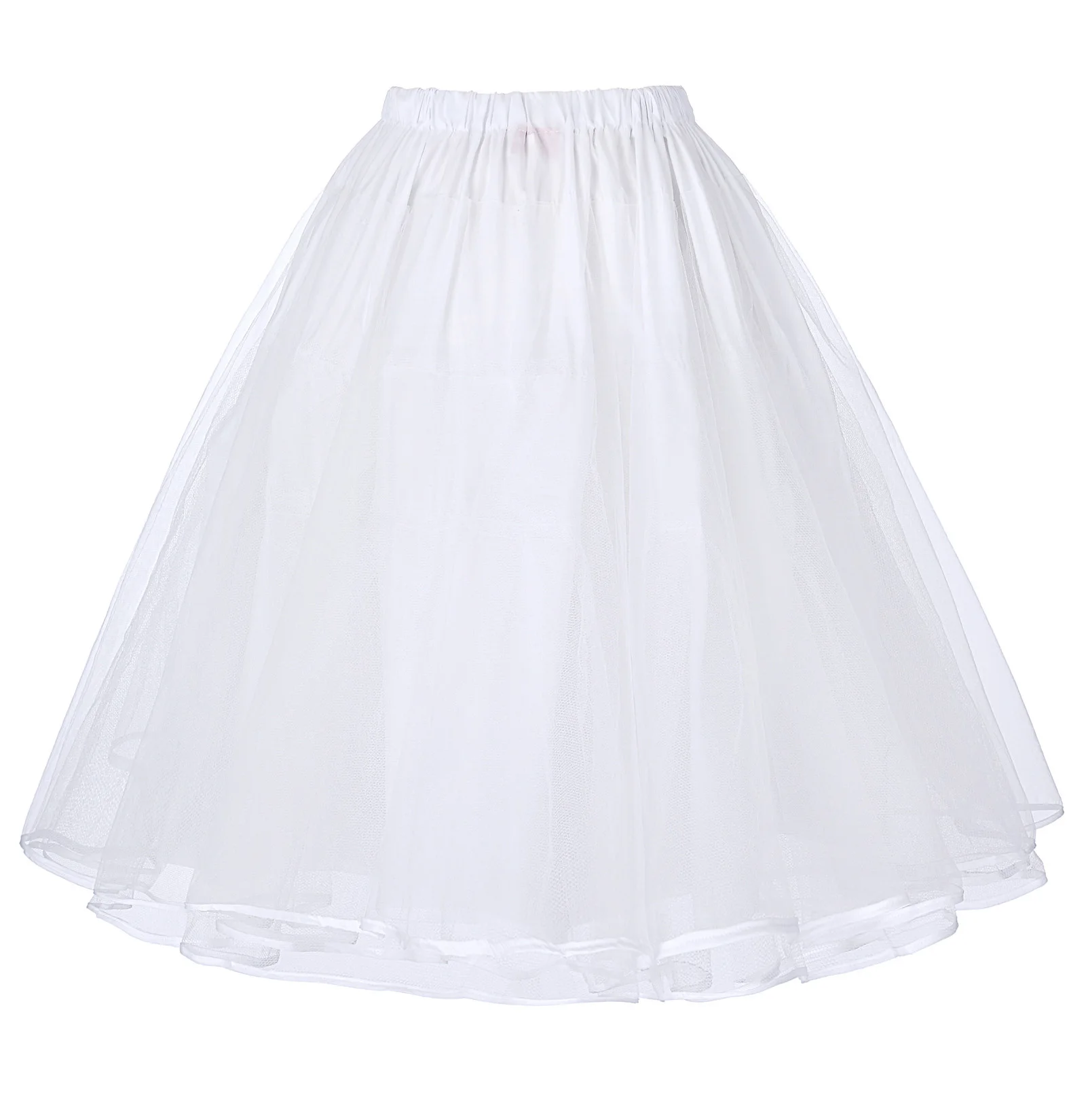 BP черная розовая Женская юбка Роскошная ретро юбка 90s корейский стиль harajuku Винтаж 90s 3 слоя тюль сетка нижняя юбка юбки - Цвет: White