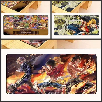 

Yuzuoan Hot ONE PIECE DIY Popular Japanese Anime Speed Gaming Overlock Gaming Mouse Pad XL Extended Large 900x400mm Wholesale