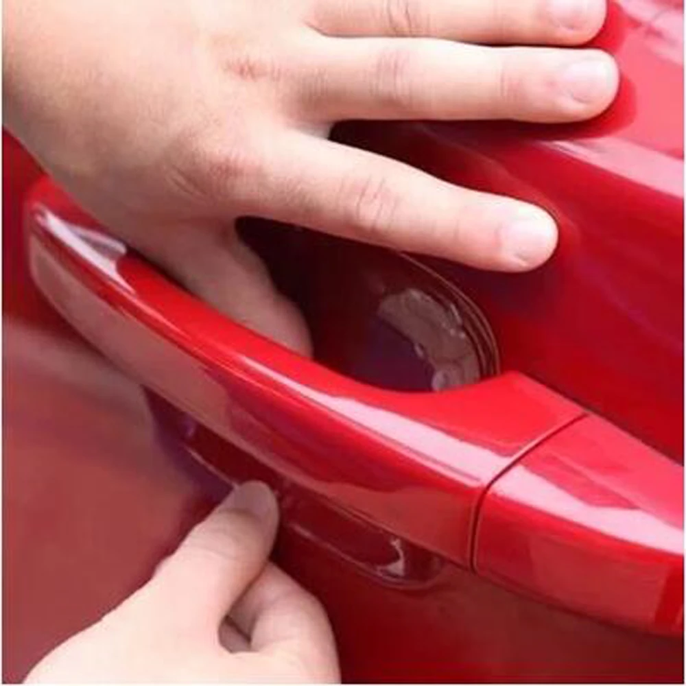 

4pcs/lot Car-styling Door Handle Protection sticker for cruze toyota solaris kia ceed lada vesta lada hyundai solaris lada grant