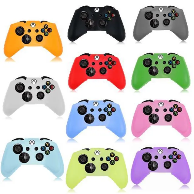 Cheap 9 Colors for Controller Silicone Half Skin Case for Xbox one Protective Joystick Game pad Cover for Xbox One Controller Case Red Cheap 9 Colors for Controller Silicone Half Skin Case for Xbox one Protective Joystick Game pad Cover for Xbox One Controller Case Red