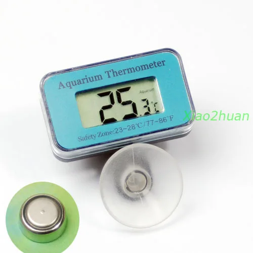 

Aquarium LCD Digital Thermometer Submersible Fish Tank Waterproof Vivarium Water G08 Great Value April 4