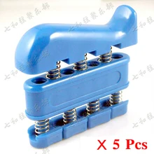 5 шт. басовая гитара пианино Тренажёр для пальцев рук тренажер, устройство для тренировки пальцев, восстанавливает тренажер для пальцев руки тренажер