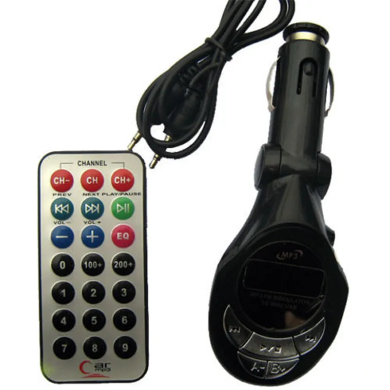 Pro ЖК-дисплей автомобиля плеер MP3 FM передатчик модулятор USB SD TF с дистанционным