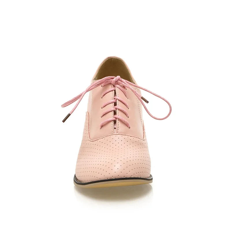 Женские туфли оксфорды на шнуровке большие размеры 33 43|oxford shoes|oxford shoes womenwomen oxford |