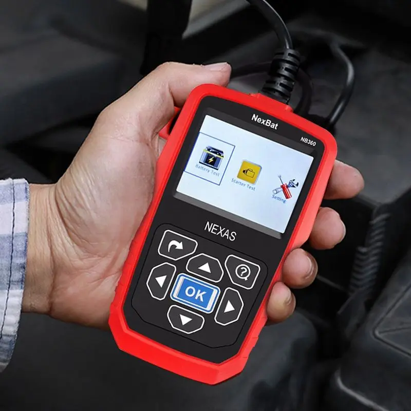 

Nexas NB360 12V 24V Car Battery Tester Battery Analyzer for both Car and Truck