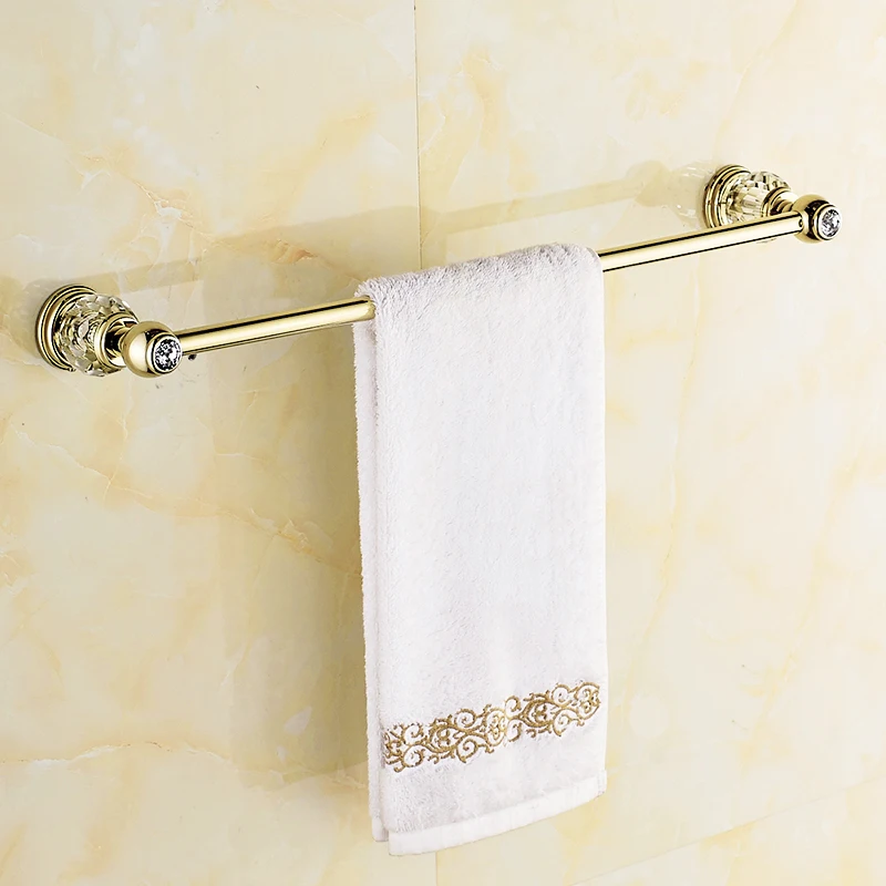 Solid Brass Crystal Bathroom Accessories Set Polish Finish Gold Bathroom Hardware Set Europe Antique Bathroom Products ST1 Solid Brass Crystal Bathroom Accessories Set Polish Finish Gold Bathroom Hardware Set Europe Antique Bathroom Products ST1